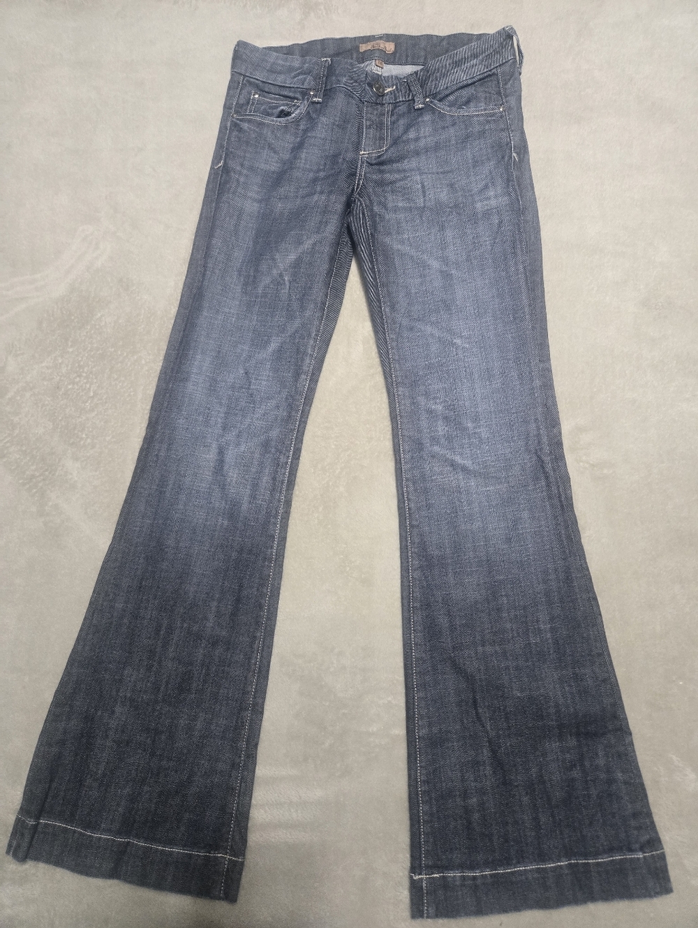 See Thru Soul Flare Jeans Fits Women's Size 30 x 34 Wide Leg Flared Jeans